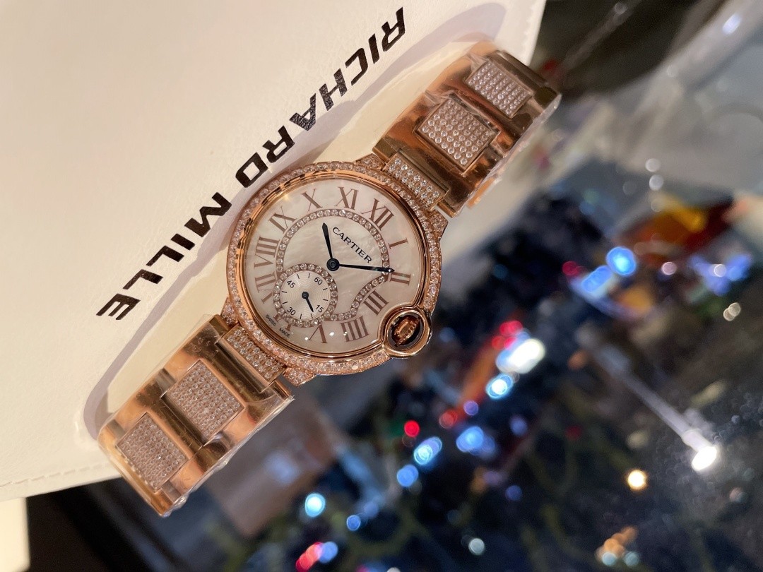 CARTIER卡地亞藍氣球女士手錶00099