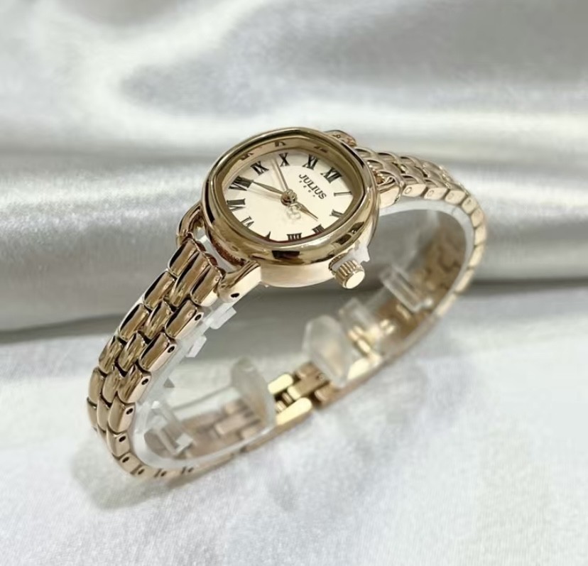 JULIUS/聚利時復古輕奢女士小巧時尚手錶